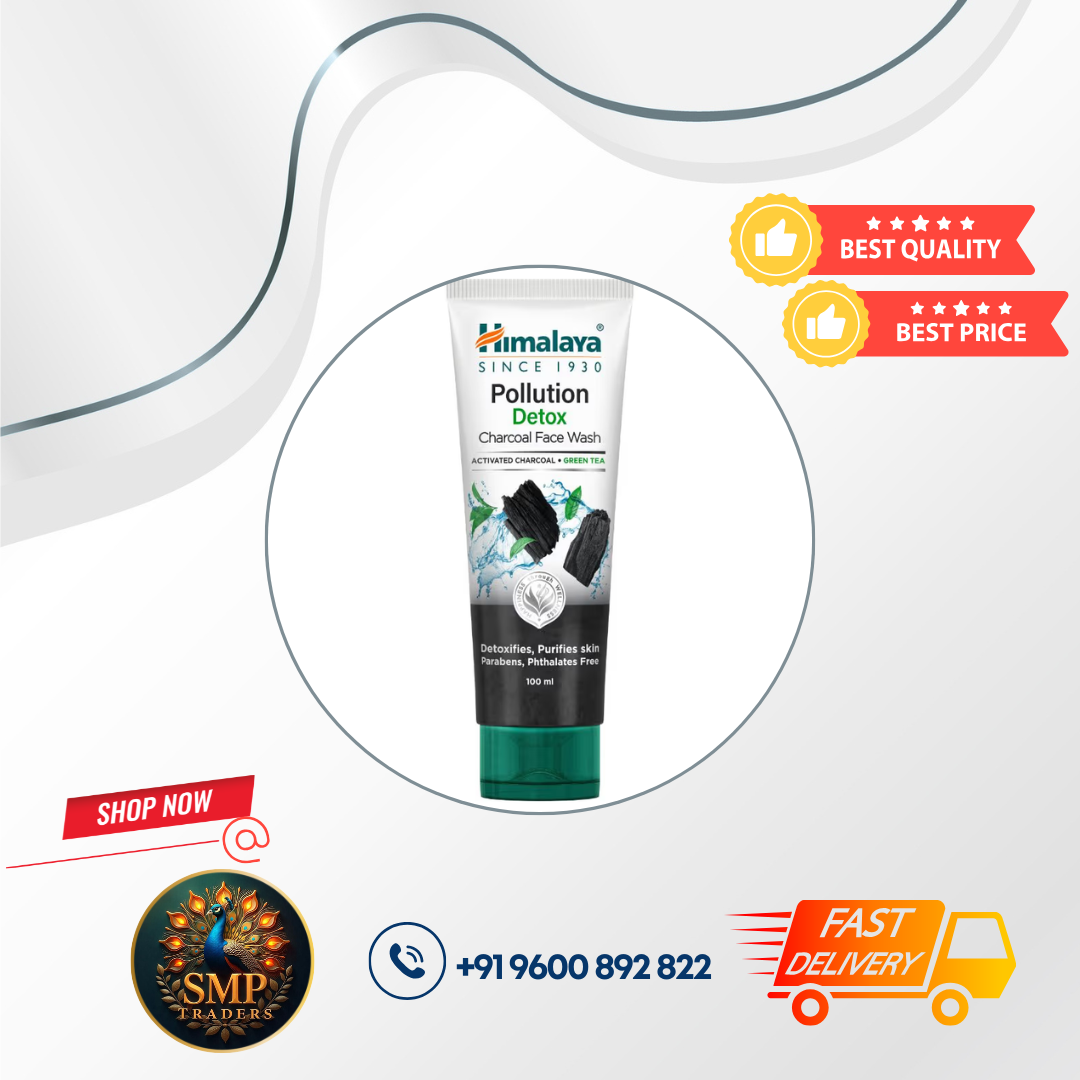 POLLUTION DETOX CHARCOAL FACE WASH 100ML