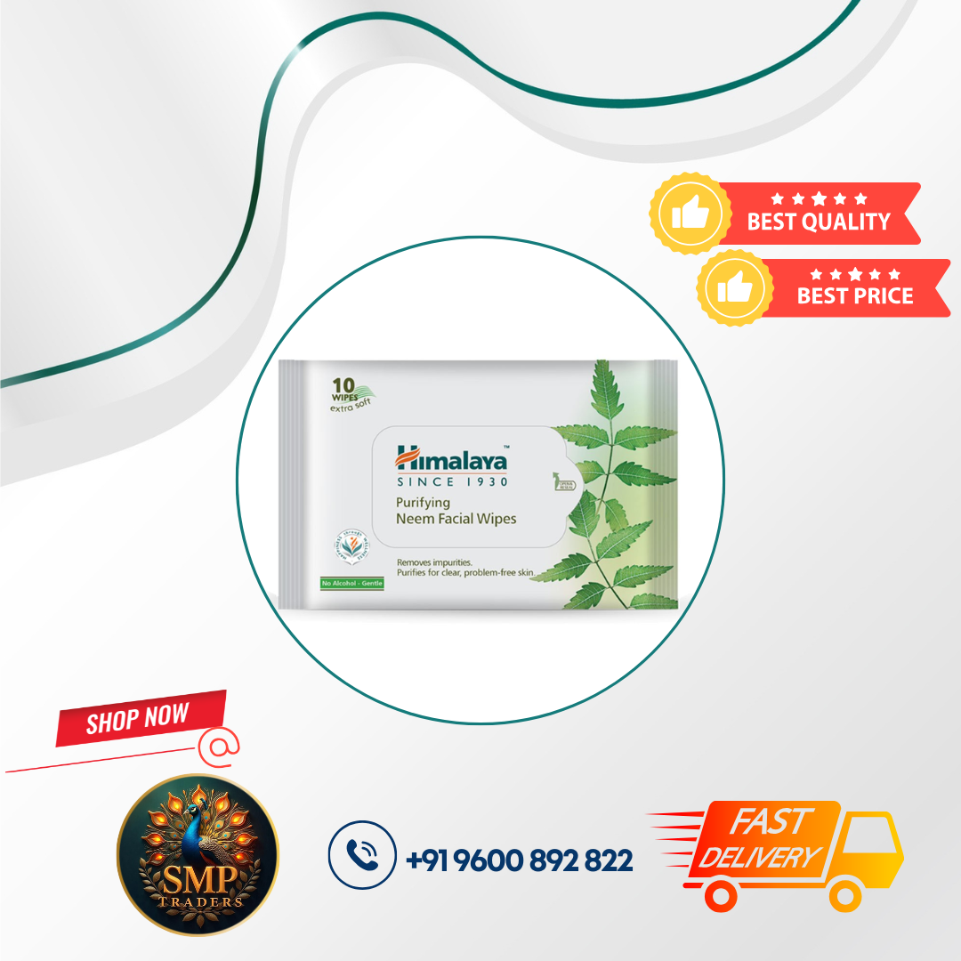 PURIFYING NEEM FACIAL WIPES 10'S
