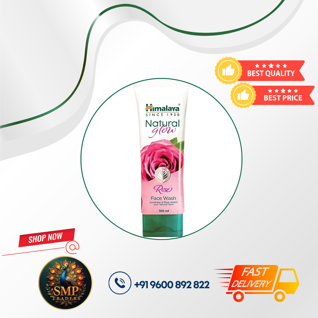NATURAL GLOW ROSE FACE.WASH 100ML