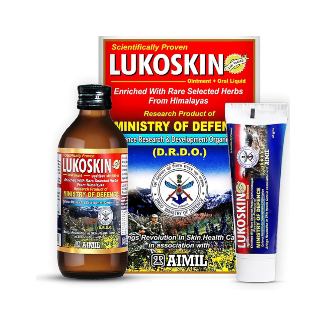 LUKOSKIN COMBOPACK (Oral Liquid 100 ml  & Cream 40 gm)