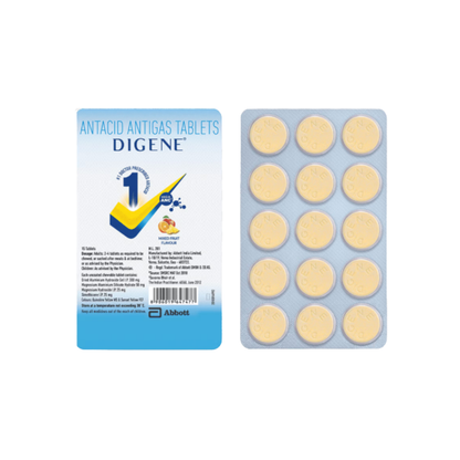 DIGENE TABLET MIXED FRUIT 15'S