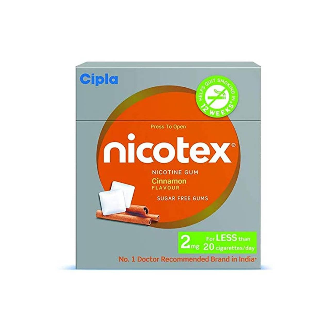 NICOTEX GUM 2MG CINNAMON 9'S