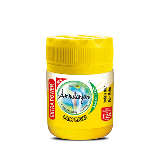 AMRUTANJAN BALM EXTRA POWER YELLOW 50 ml