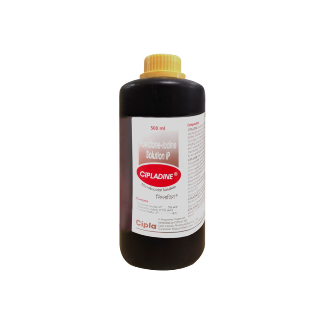CIPLADINE SOLUTION 500ML