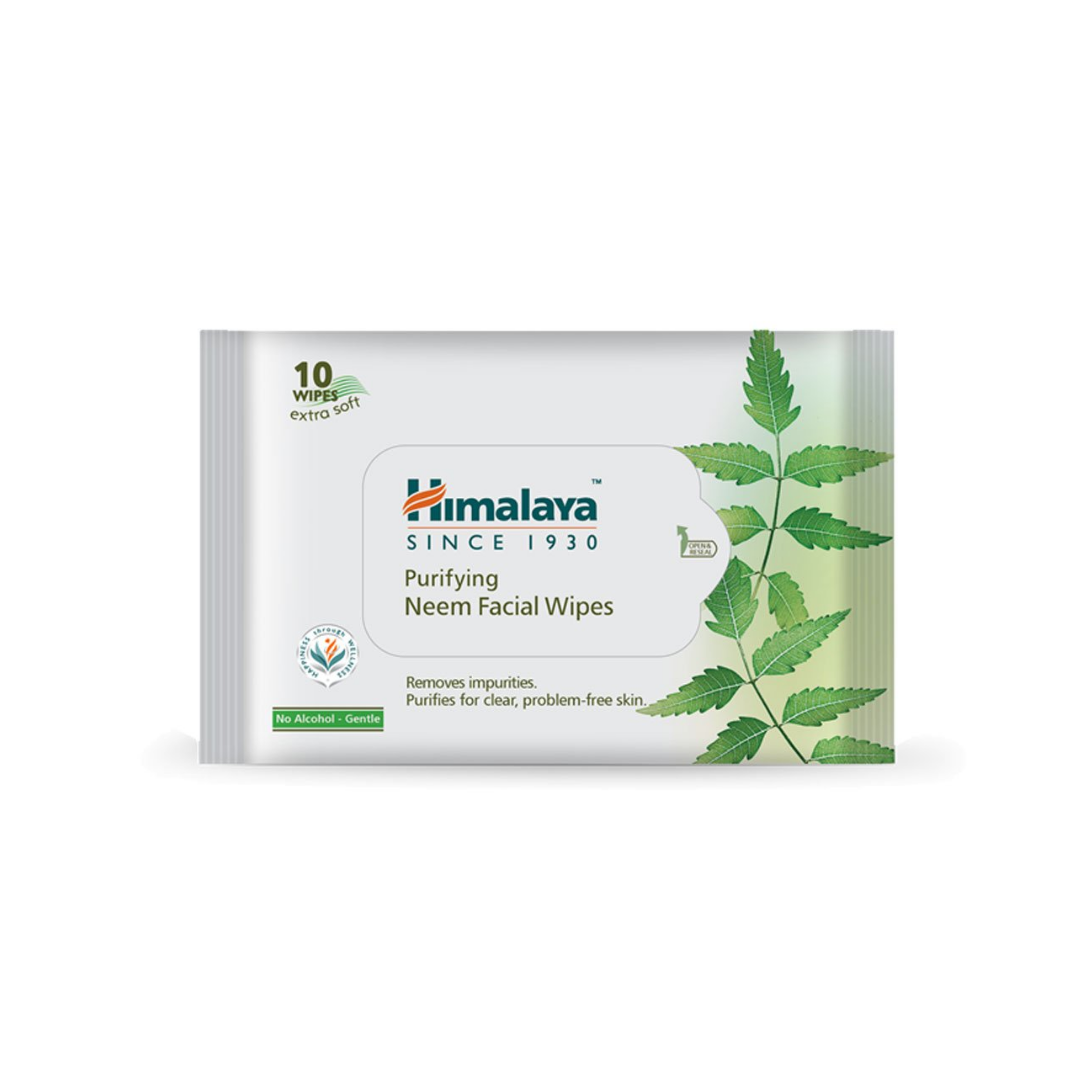 PURIFYING NEEM FACIAL WIPES 10'S
