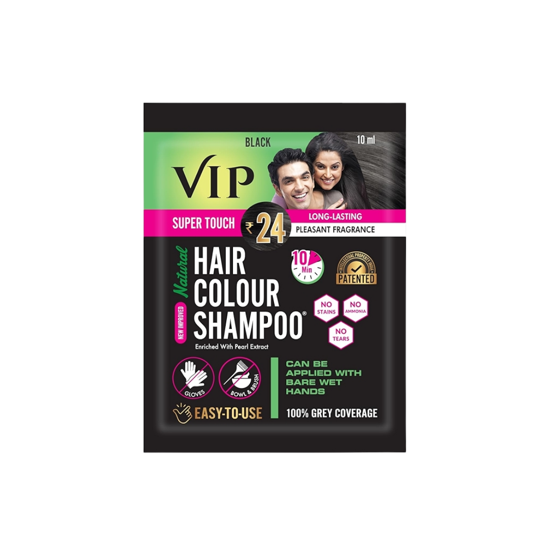 VIP HAIR COLOUR SHAMPOO 10ML*24