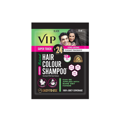 VIP HAIR COLOUR SHAMPOO 10ML*24