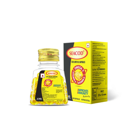 SEACOD COD FISH LIVER OIL SOFTGEL CAPSULES 100'S