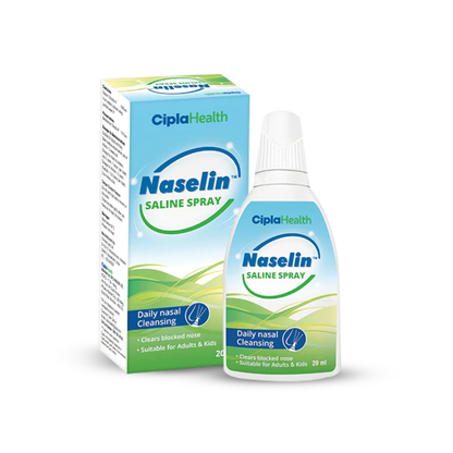 NASELINE SALINE NASAL SPRAY 20ML