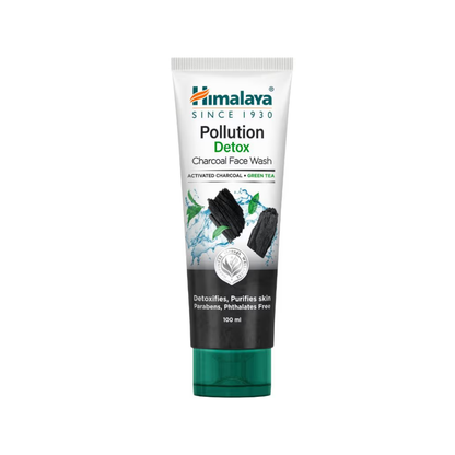POLLUTION DETOX CHARCOAL FACE WASH 100ML