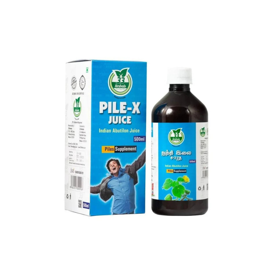PILE- X JUICE 500 ml (Thuthiillai Juice)