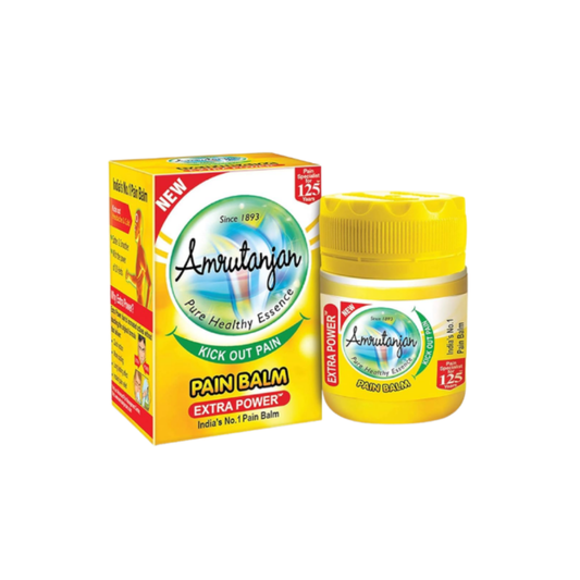 AMRUTANJAN BALM EXTRA POWER YELLOW 8 ml