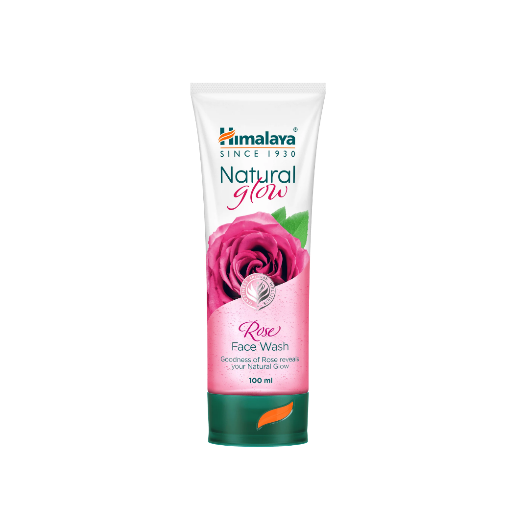 NATURAL GLOW ROSE FACE.WASH 100ML