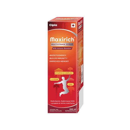 MAXIRICH MULTIVITAMIN SYRUP 200ML