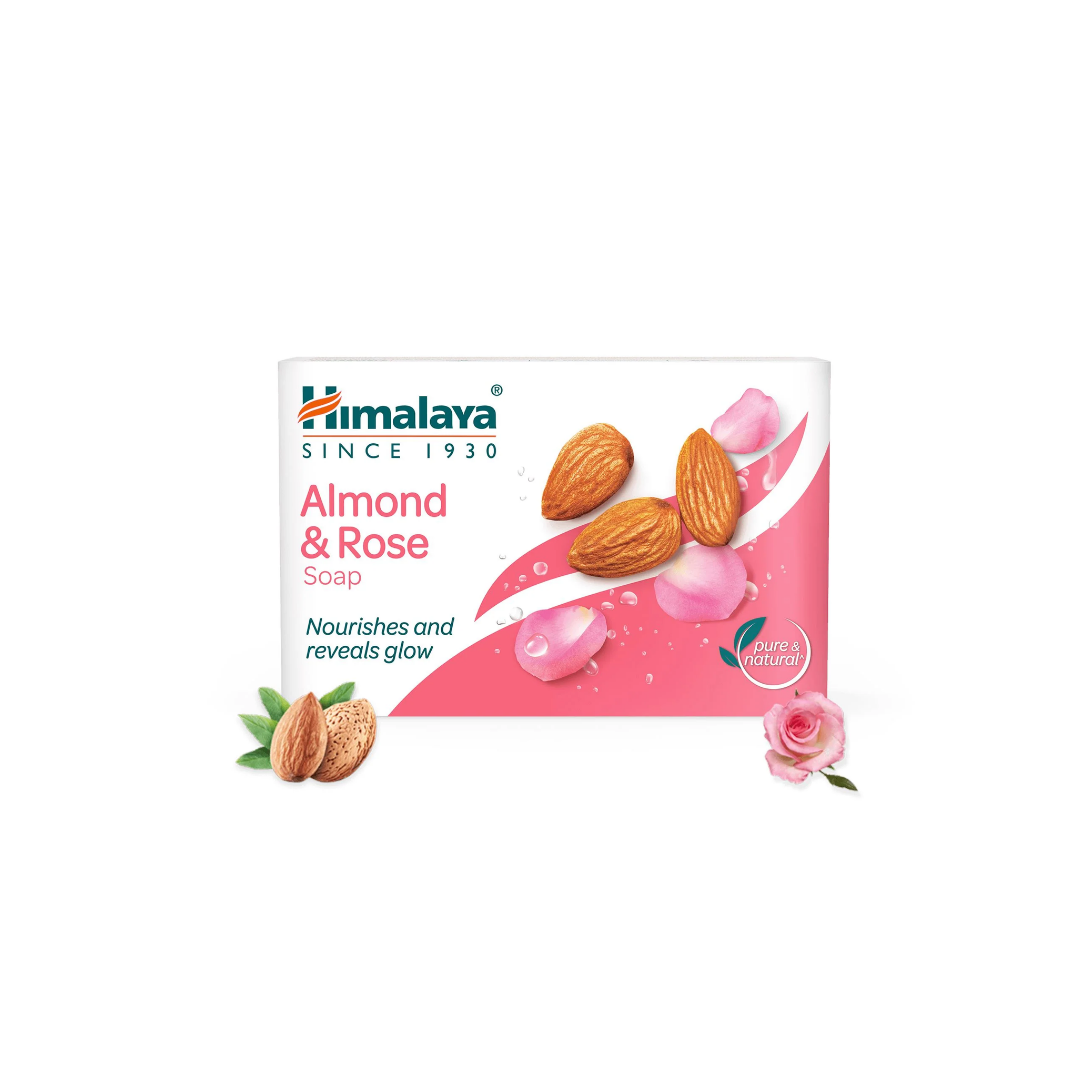 HIMALAYA ALMOND & ROSE SOAP 75GM