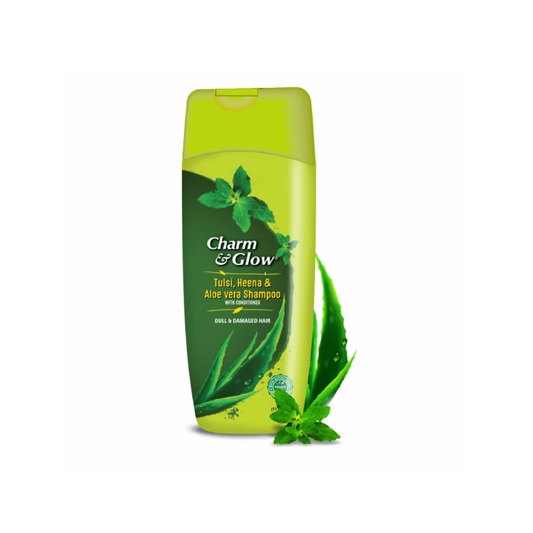 TULSI HENNA ALOE SHAMPOO 350ML GREEN
