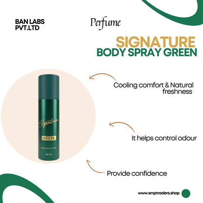 SIGNATURE BODY SPRAY GREEN 70ML