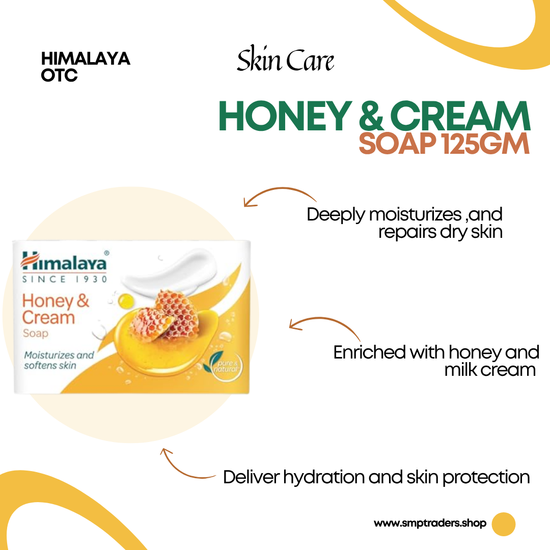 HIMALAYA HONEY & CREAM SOAP 125GM