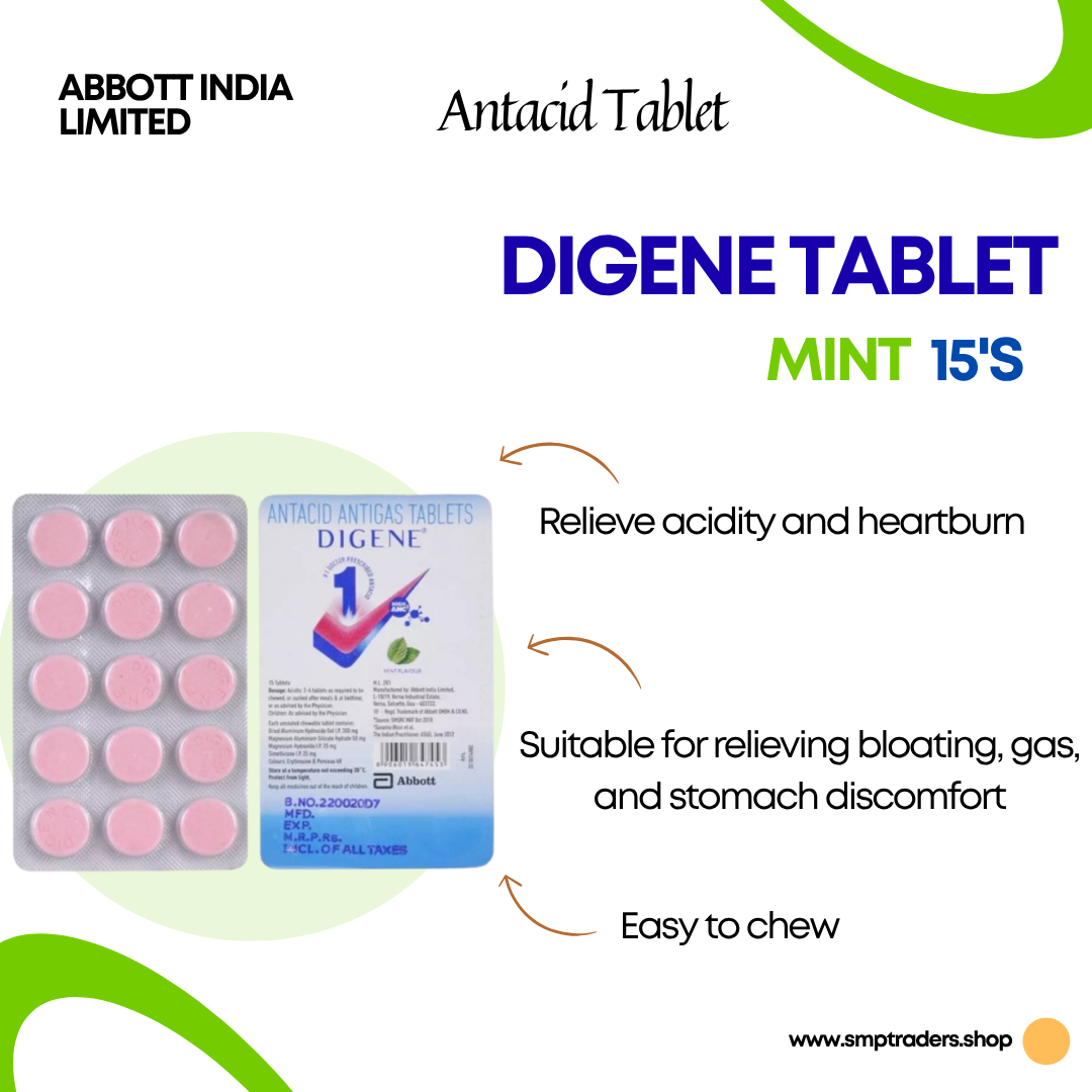 DIGENE TABLET MINT 15'S
