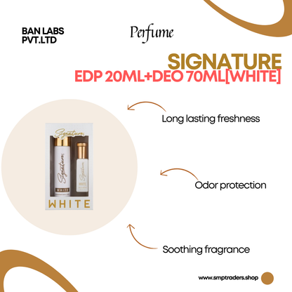SIGNATURE EDP 20ML+DEO 70ML[WHITE]