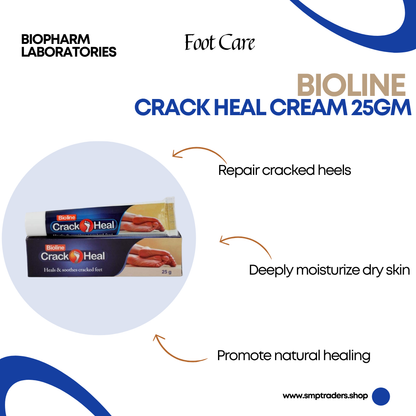 BIOLINE CRACK HEAL CREAM 25GM