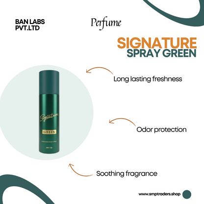 SIGNATURE SPRAY GREEN 200ML