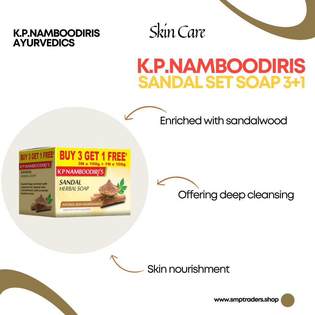 K.P.NAMBOODIRIS SANDAL SET3+1