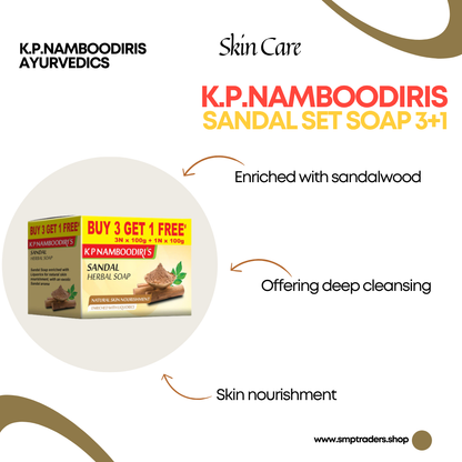 K.P.NAMBOODIRIS SANDAL SET3+1