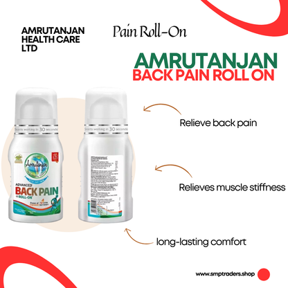 AMRUTANJAN BACK PAIN - ROLL ON 50 ml