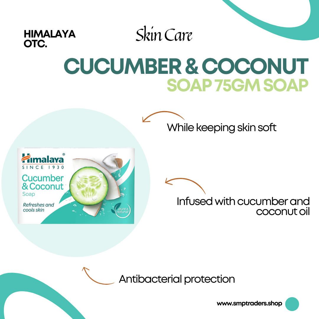 HIMALAYA CUCUMBER & COCONUT SOAP 75GM
