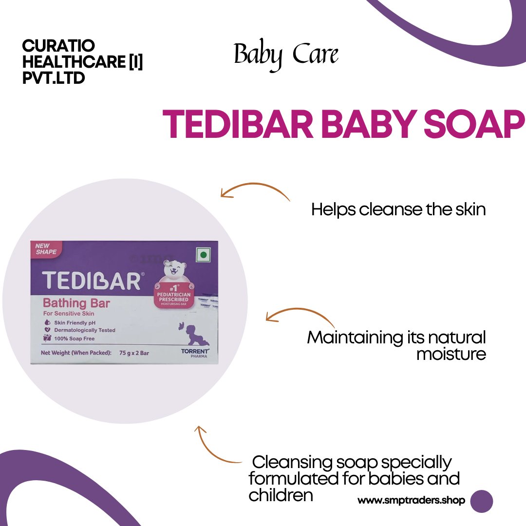 TEDIBAR BABY SOAP 75GM
