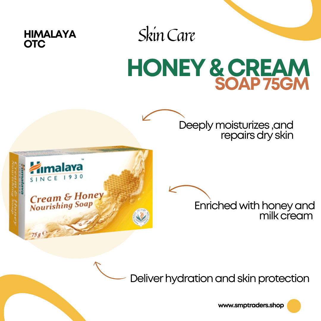 HIMALAYA HONEY & CREAM SOAP 75GM