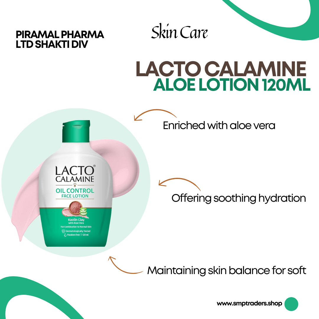 LACTO.CALAMINE ALOE LOTION 120ML