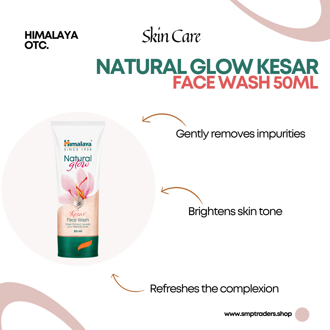 NATURALGLOW KESAR FACE.WASH 50ML