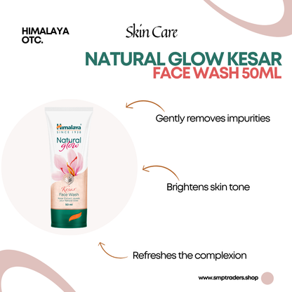 NATURALGLOW KESAR FACE.WASH 50ML