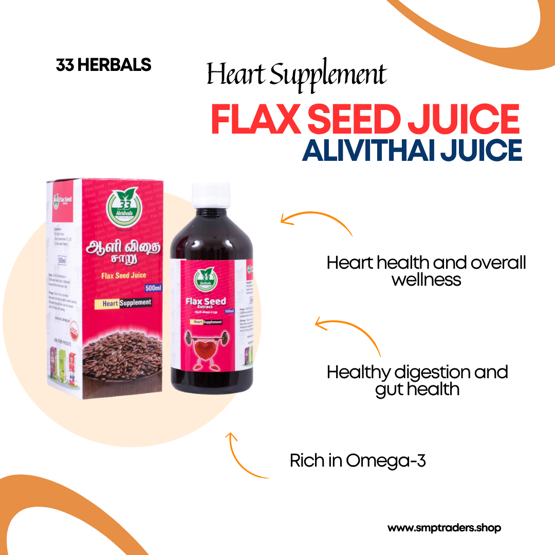 FLAX SEED JUICE 500 ml (Alividhai Juice)