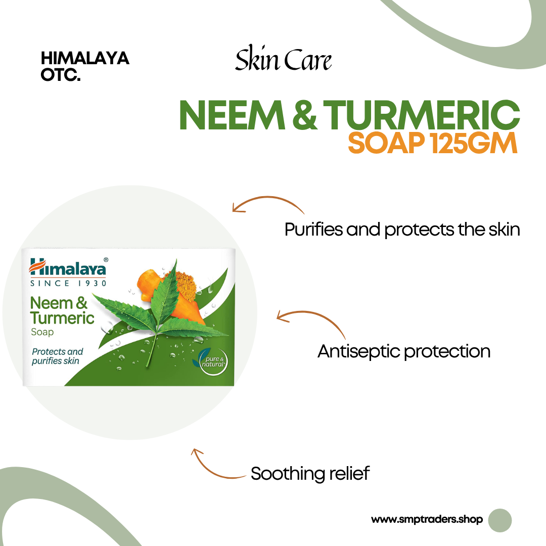 HIMALAYA NEEM & TURMERIC SOAP 125G