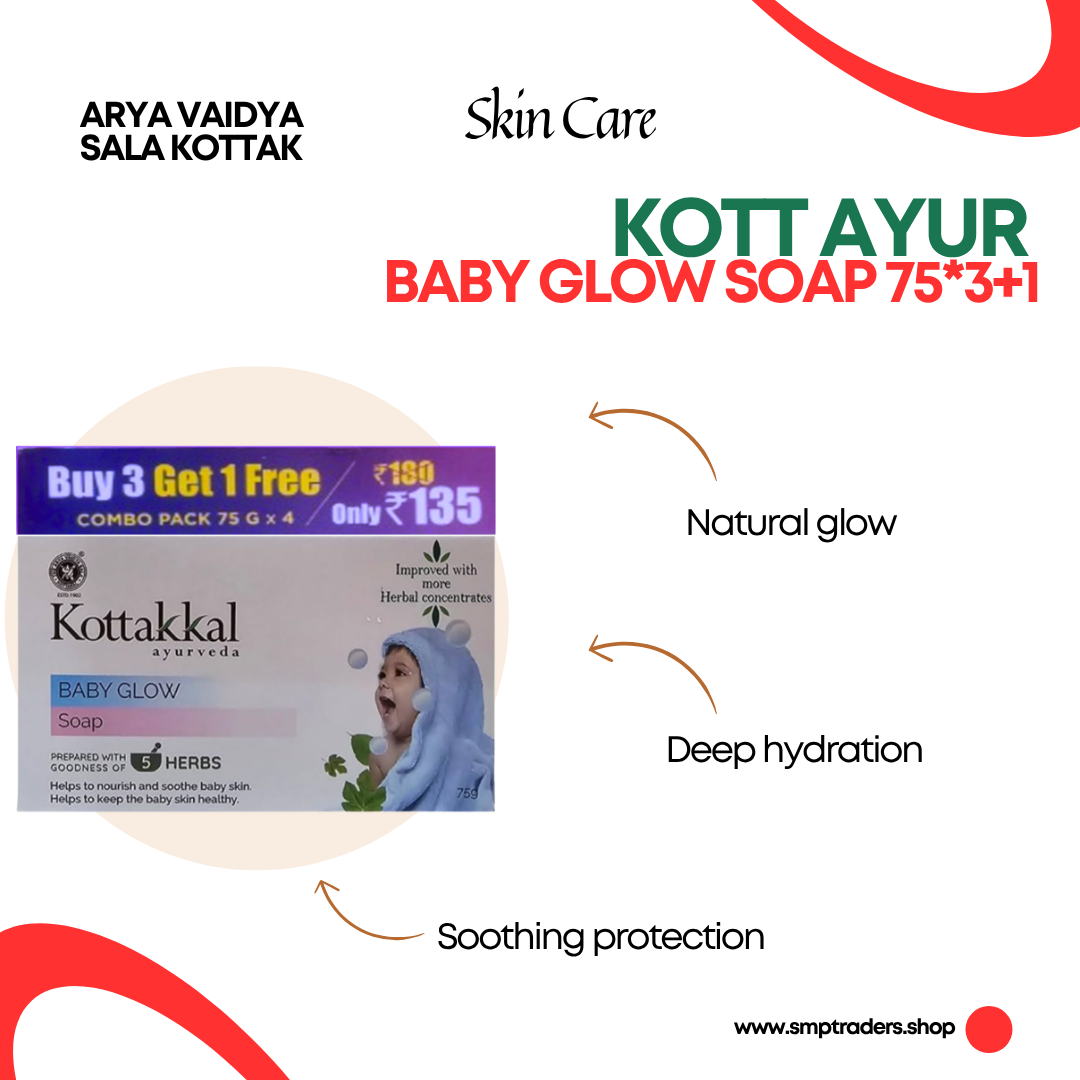 KOTT AYUR BABY GLOW SOAP 75*3+1