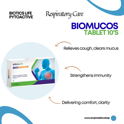 BIOMUCOS TABLET 10'S