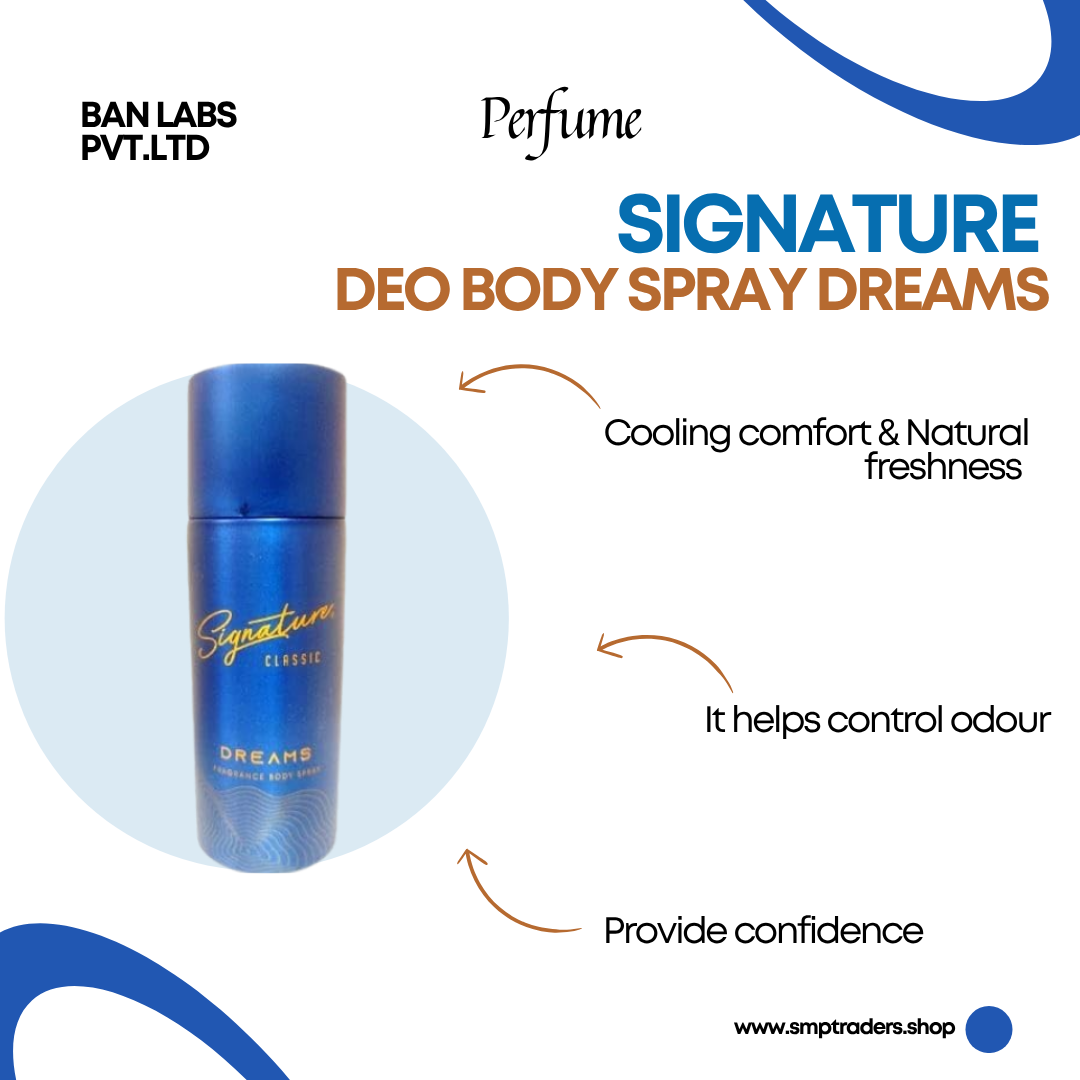 SIGNATURE DEO BODY SPRAY-DREAMS-150ML