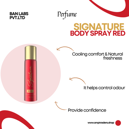SIGNATURE BODY SPRAY RED 70ML