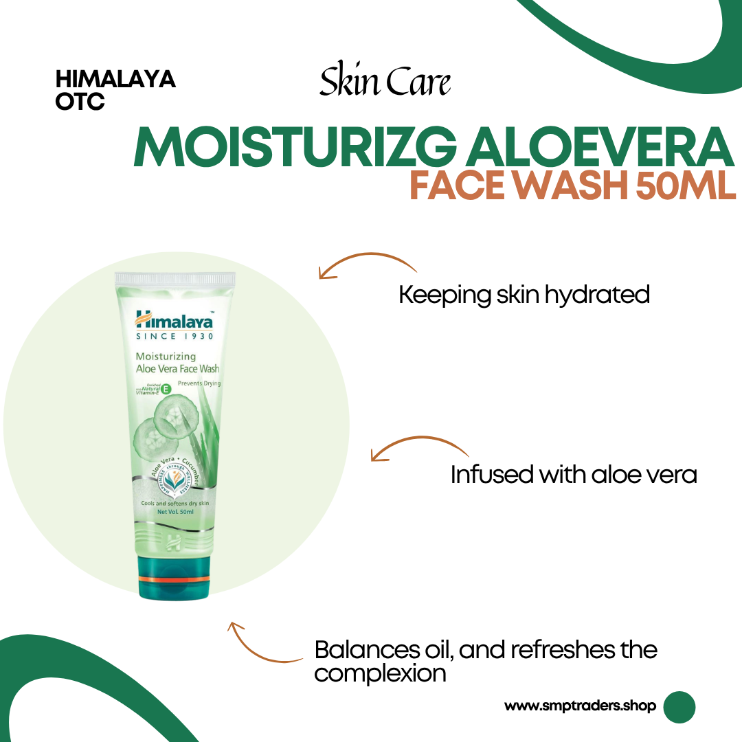 MOISTURIZING ALOEVERA FACE WASH 50ML