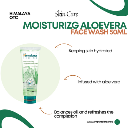 MOISTURIZING ALOEVERA FACE WASH 50ML