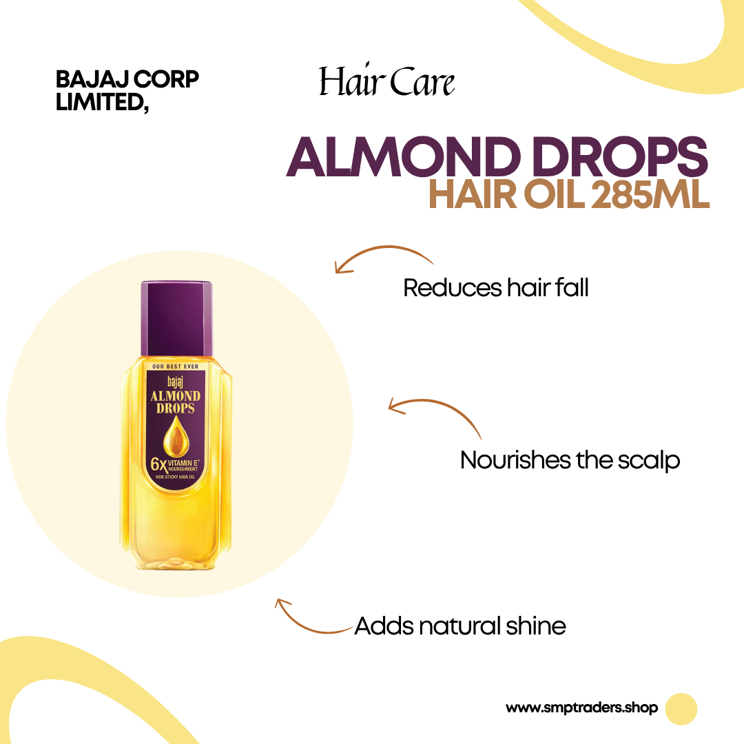ALMOND DROPS HAIR OIL 285ML