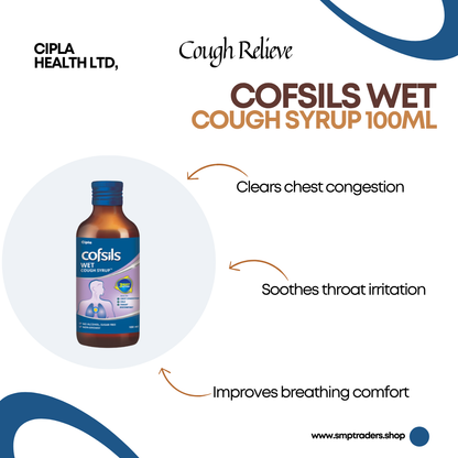 COFSILS WET COUGH SYRUP 100ML