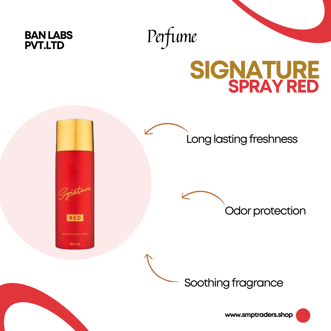 SIGNATURE SPRAY RED 200ML