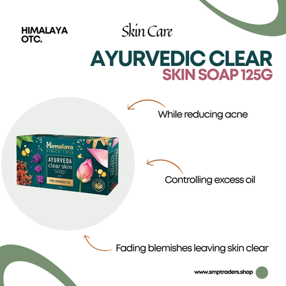 HIMALAYA AYURVEDA CLEAR.SKIN SOAP 125Gm