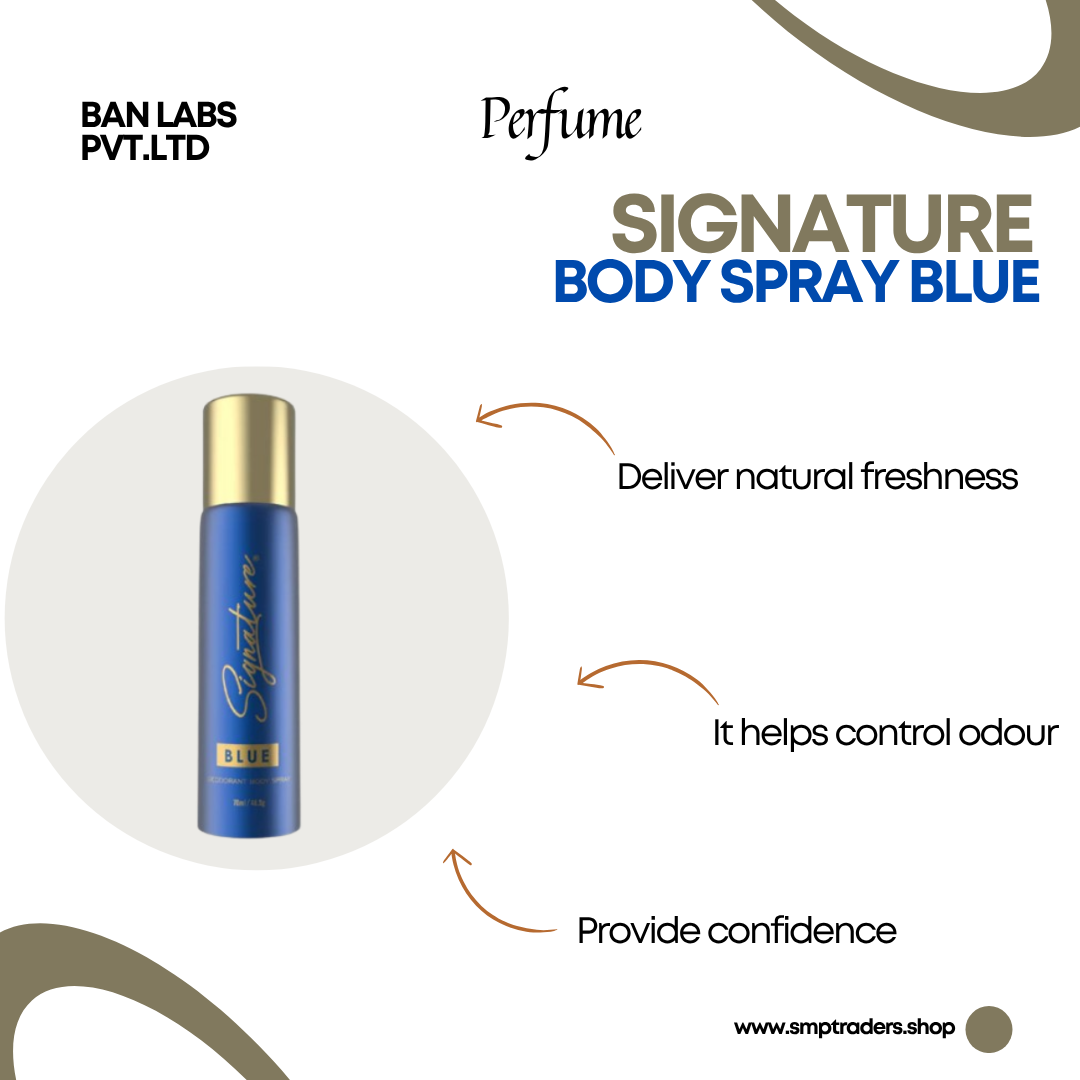 SIGNATURE BODY SPRAY BLUE 70ML
