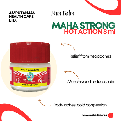 AMRUTANJAN MAHA STRONG 8 ml