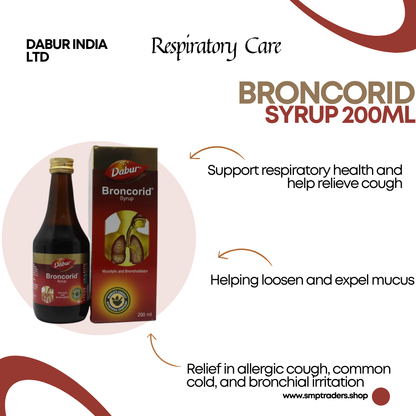 BRONCORID SYRUP 200ML